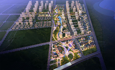 華發(fā)桃橋湖地鐵小鎮